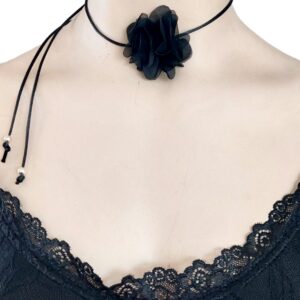 Choker Flower Black