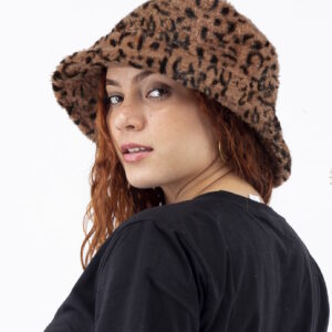 Gorro Peluche Animal Print