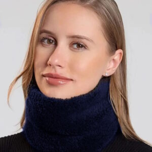 Cuellera Peluche Azul