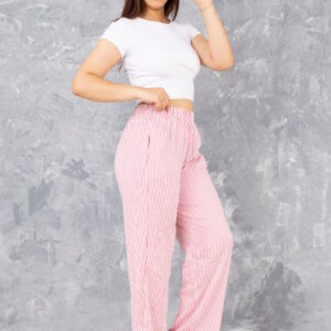 Pantalon Rayas Rosa Lino